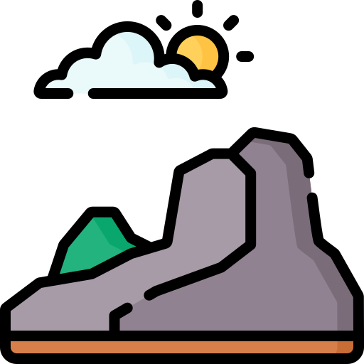 góra kenia Special Lineal color ikona