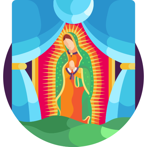 Virgen de guadalupe Detailed Flat Circular Flat icon