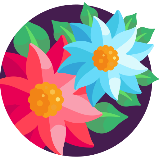 bloemen Detailed Flat Circular Flat icoon