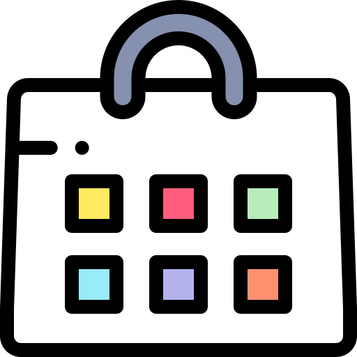 tienda de aplicaciones Detailed Rounded Lineal color icono