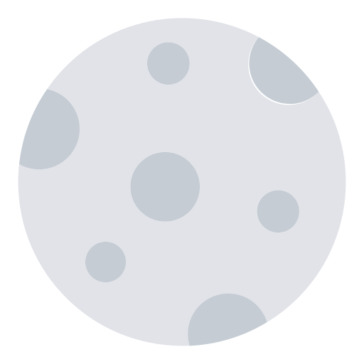 luna llena Generic Flat icono