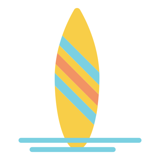 surfen Generic Flat icoon