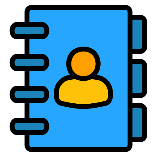 Contacts Generic Outline Color icon