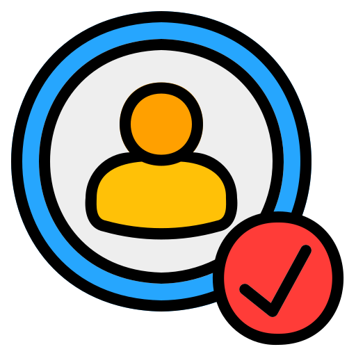 Verified user Generic Outline Color icon