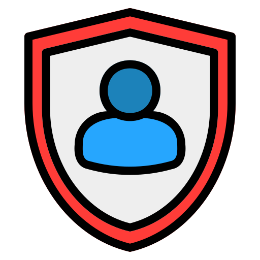 User protection Generic Outline Color icon