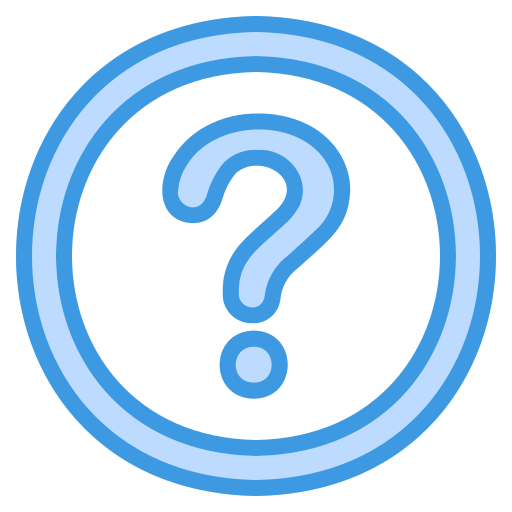 질문 Generic Blue icon