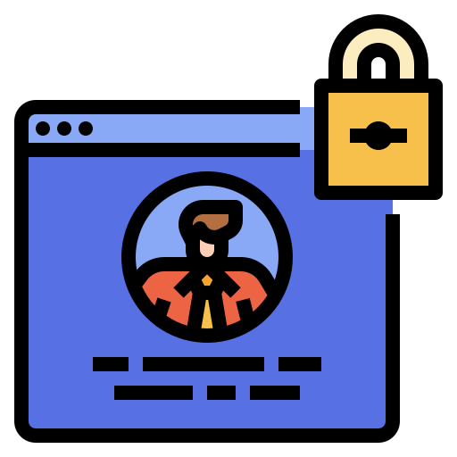 Online privacy Ultimatearm Lineal Color icon