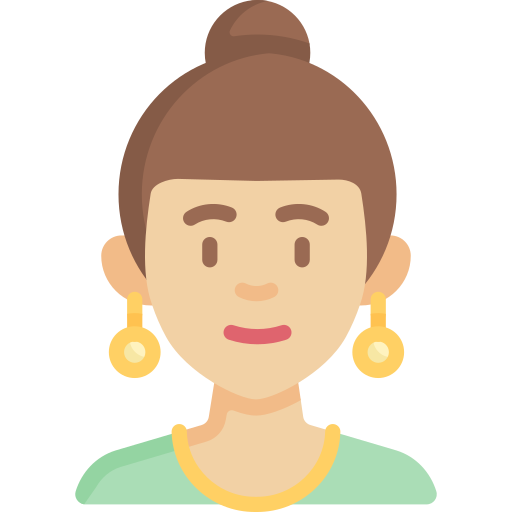 Young woman Special Flat icon
