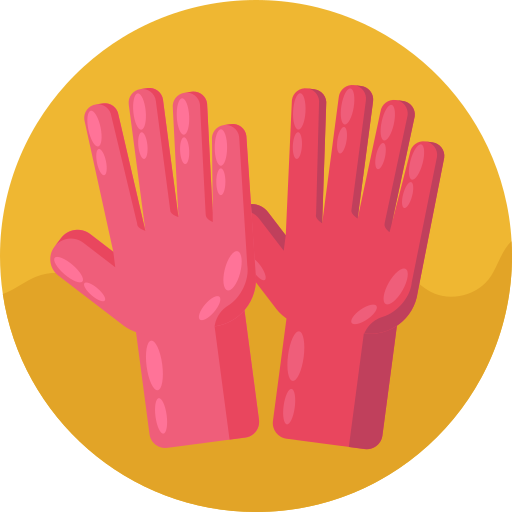 Hand gloves Generic Circular icon