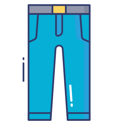 jeans azul Dinosoft Lineal Color Ícone