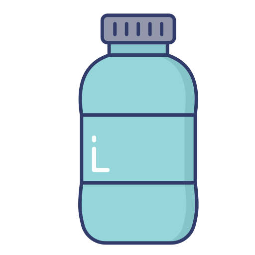 garrafa de plástico Dinosoft Lineal Color Ícone