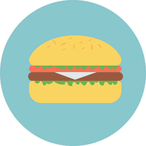 Burger Dinosoft Circular icon
