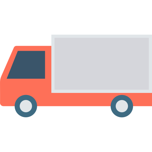 Delivery truck Dinosoft Flat icon