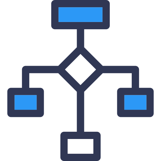 Algorithm Generic Blue icon