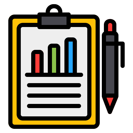 Business report Generic Outline Color icon