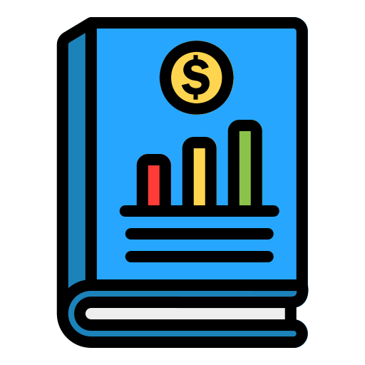 livre des finances Generic Outline Color Icône