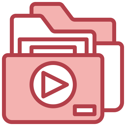 비디오 파일 Surang Red icon