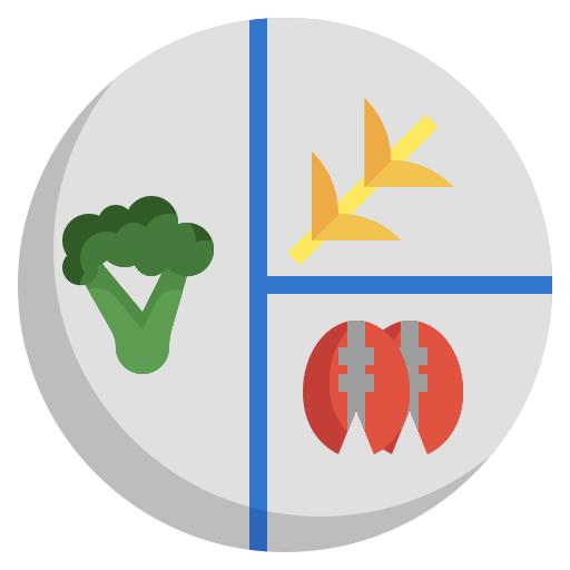 Balanced diet Surang Flat icon
