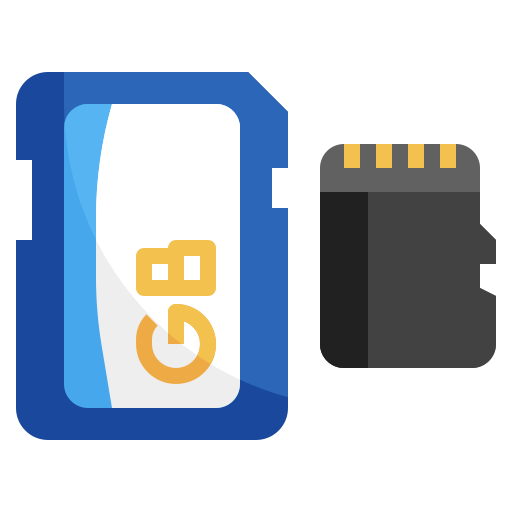 Memory card Surang Flat icon