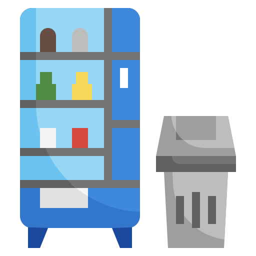 Vending machine Surang Flat icon