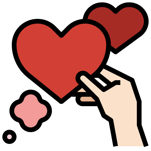 Heart Surang Lineal Color icon