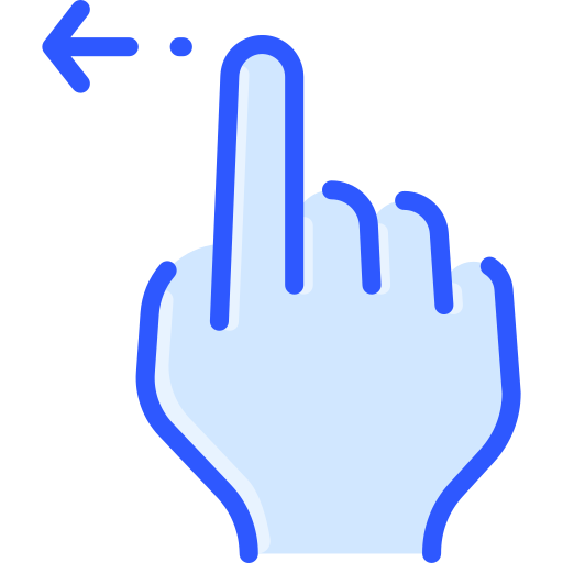 doigt Vitaliy Gorbachev Blue Icône