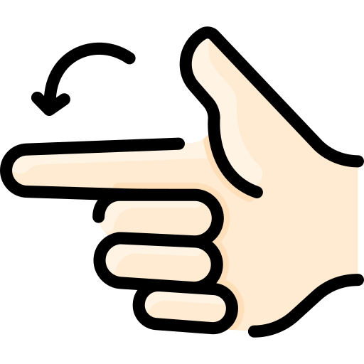 finger Vitaliy Gorbachev Lineal Color icon