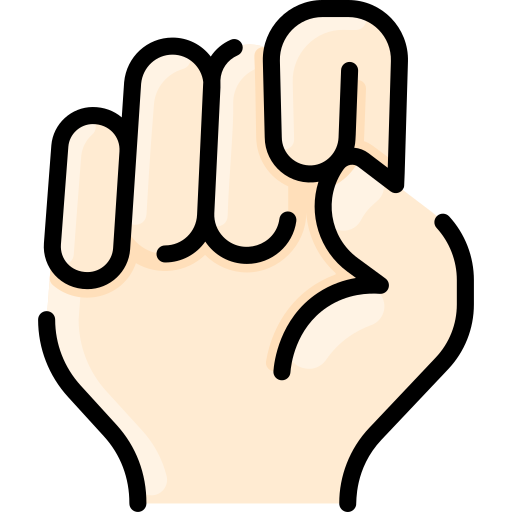 Fist Vitaliy Gorbachev Lineal Color icon