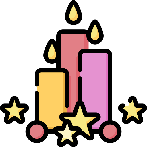 Candles Special Lineal color icon
