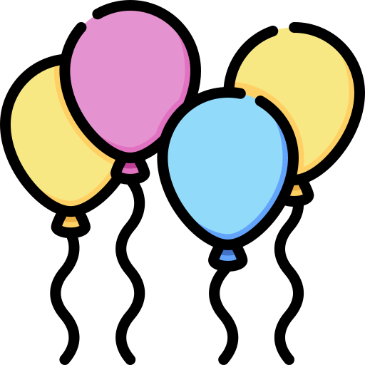 balões Special Lineal color Ícone