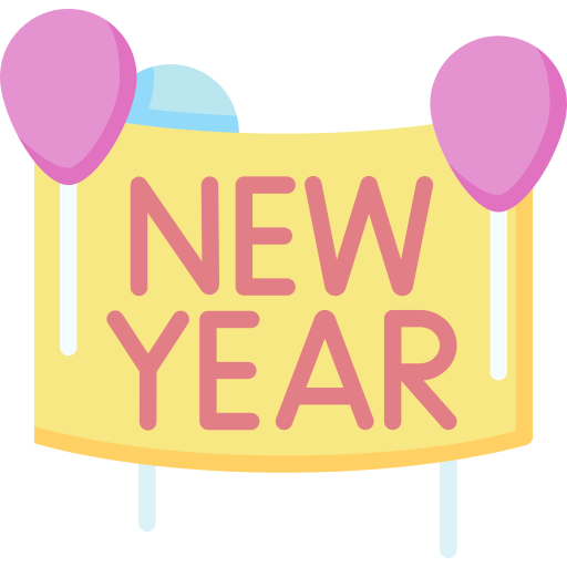 New year Special Flat icon