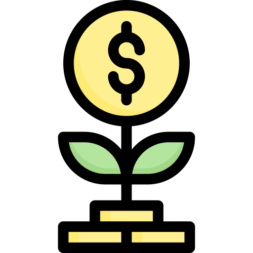 crecimiento del dinero Generic Outline Color icono