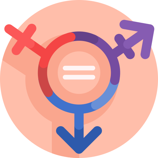 남녀 평등 Detailed Flat Circular Flat icon