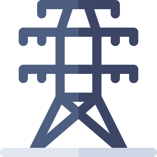 Электрическая башня Basic Rounded Flat иконка