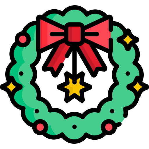 wieniec bożonarodzeniowy Special Lineal color ikona