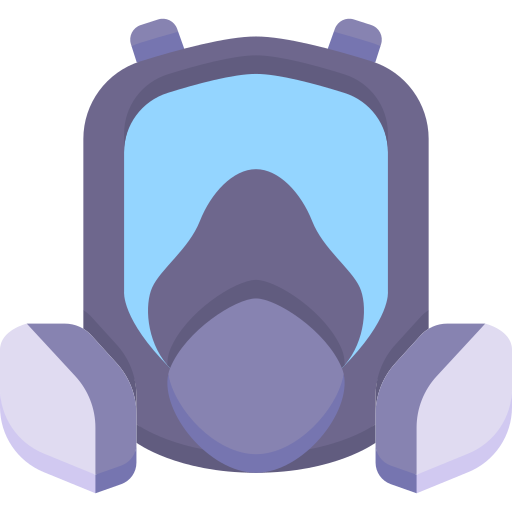 gasmasker Special Flat icoon