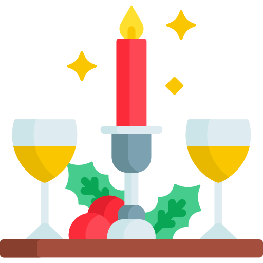 cena de navidad Special Flat icono