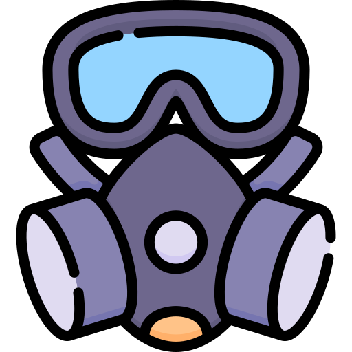 Gas mask Special Lineal color icon