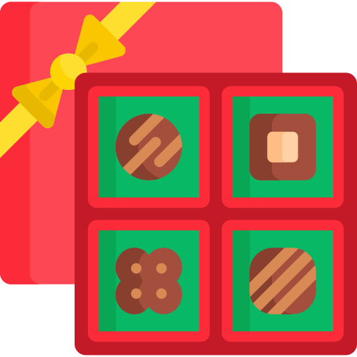 scatola di cioccolatini Special Flat icona