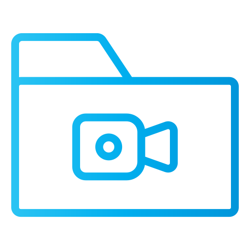 videoordner Generic Gradient icon