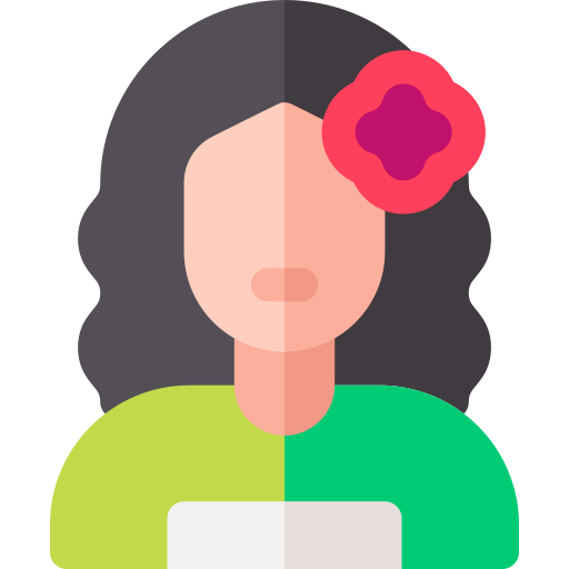 Woman Basic Rounded Flat icon