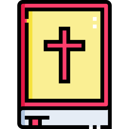 biblia Detailed Straight Lineal color icono