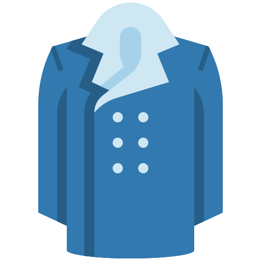 abrigo largo Generic Blue icono