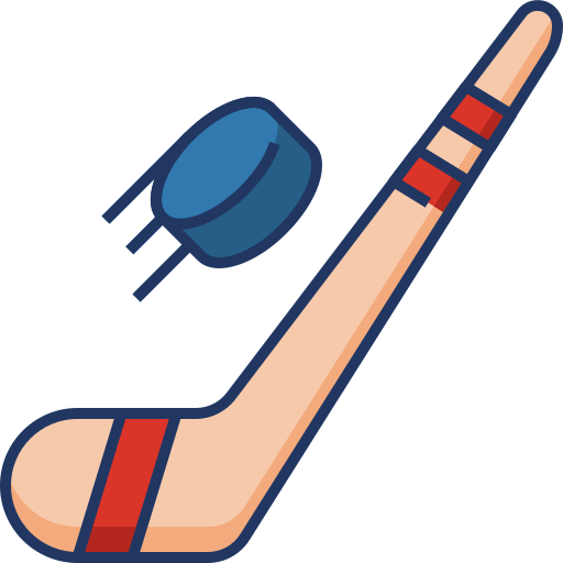 Хоккей на льду Generic Outline Color иконка