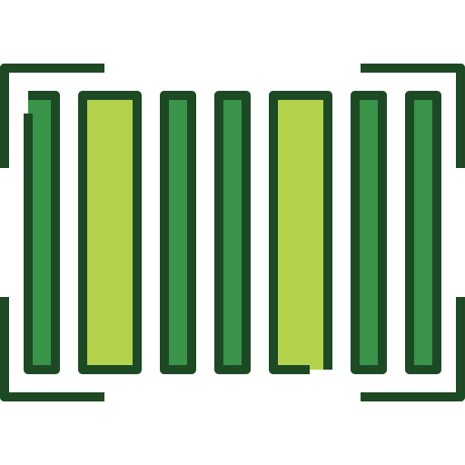barcode Generic Outline Color icon
