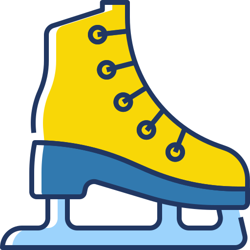 patinar sobre hielo Generic Color Omission icono