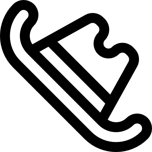 sombrero de vaquero Basic Rounded Lineal icono