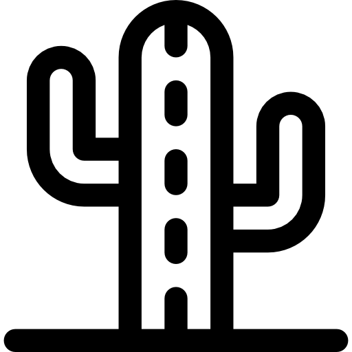 cactus Basic Rounded Lineal icono