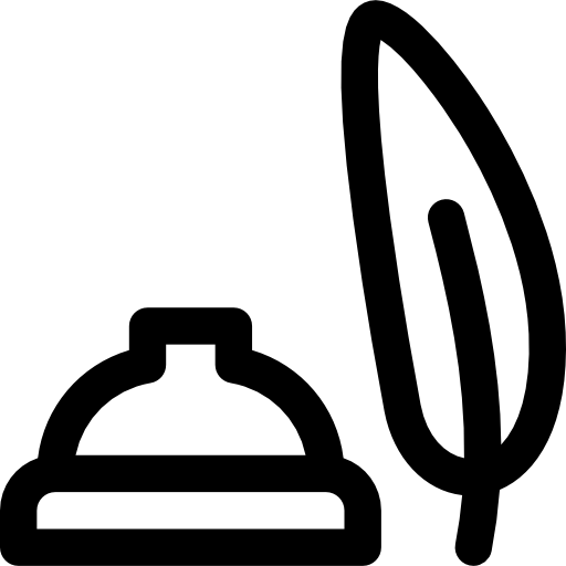 pluma Basic Rounded Lineal icono