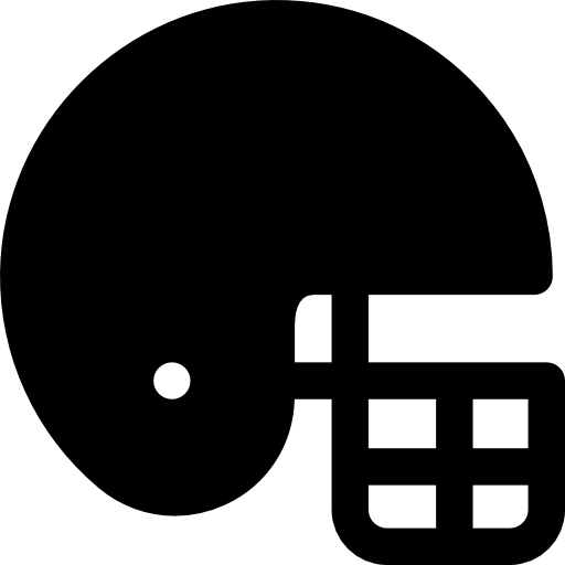 American football Basic Rounded Filled icon